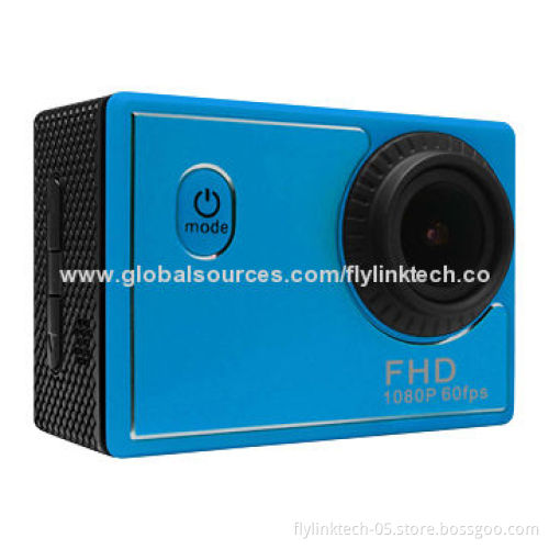 Full HD 1,080P 60fps Action Camera with 1.5-inch LCD Display, 170°, Viewing Angle